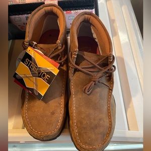 Brand new men’s twisted x steel toe shoes